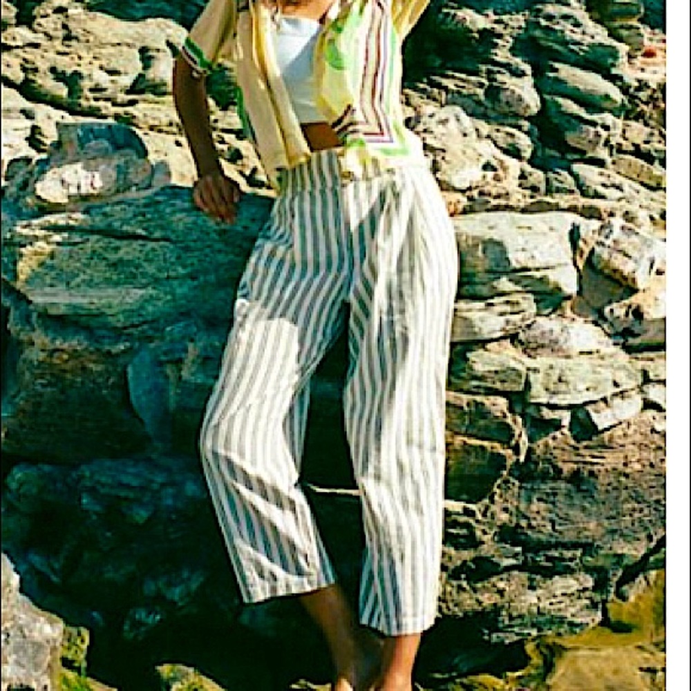 Urbab Outfitters Sloane Linen Tapered Pant